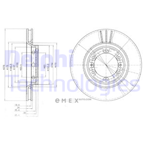 OEM BRAKE DISC (DOUBLE PACK) BG4132