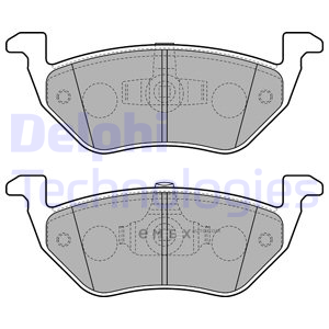 OEM BRAKE PAD AXLE SET LP2158