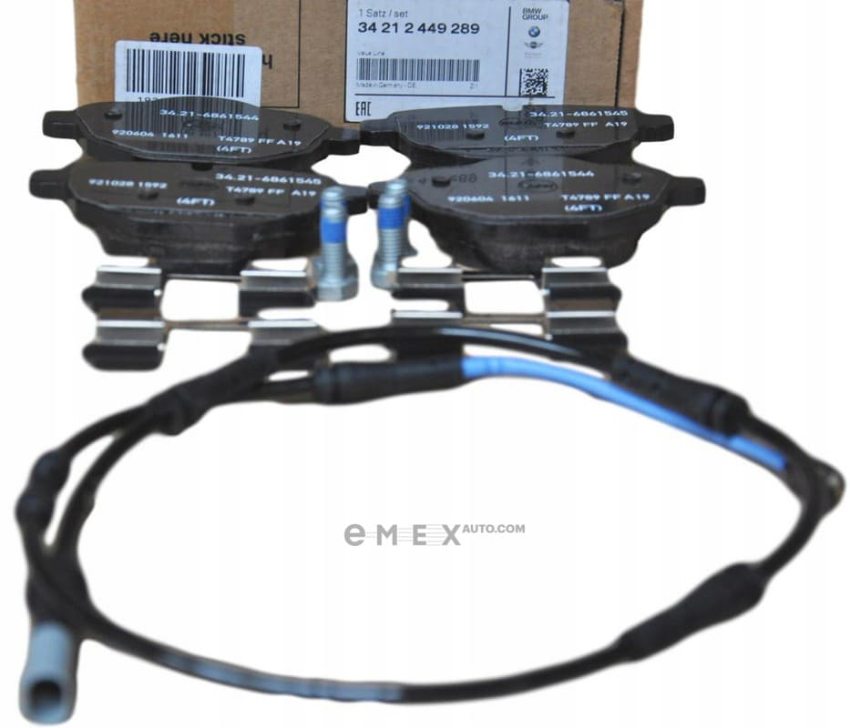 OEM PAD KIT, DISC BRAKE 34212449289