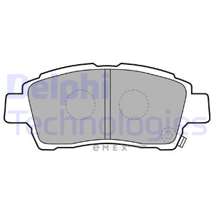 OEM BRAKE PAD AXLE SET LP1414