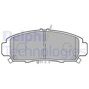 OEM BRAKE PAD AXLE SET LP1704