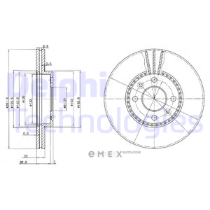 OEM BRAKE DISC (DOUBLE PACK) BG2693