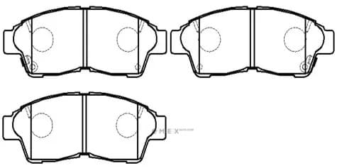 OEM PAD KIT, DISC BRAKE HP5001