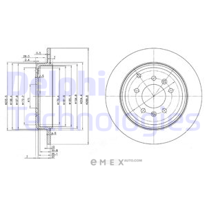 OEM BRAKE DISC (DOUBLE PACK) BG3684