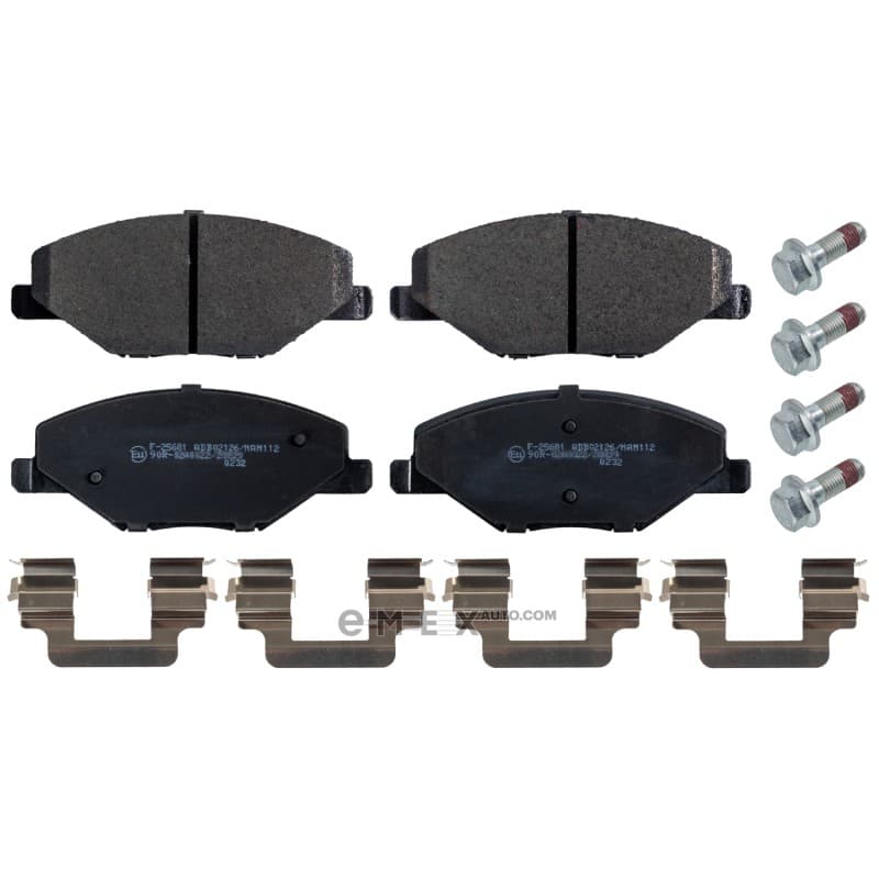 OEM BRAKE PAD SET FRT17.7MM-VW 171000