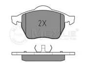 OEM DISC BRAKE PAD SET 0252184819