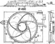 OEM MOTOR ASSY, COOLING FAN 8EW351040431