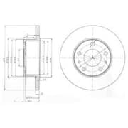 OEM BRAKE DISC (DOUBLE PACK) BG3751