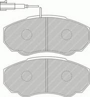 OEM PAD KIT, DISC BRAKE FVR1478