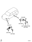 OEM SENSOR ASSY, HEIGHT CONTROL 8651A065