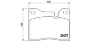 OEM PAD KIT, DISC BRAKE P06003