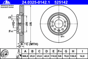 OEM BRAKE ROTOR 24032501421