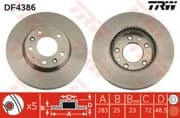 OEM BRAKE ROTOR DF4386