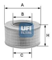 OEM FILTER ASSY, AIR ELEMENT 3031900