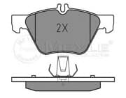 OEM DISC BRAKE PAD SET 0252167020