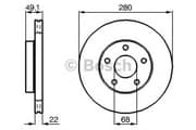 OEM BREMSSCHEIBE 0986478833