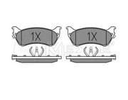 OEM BRAKE PAD SET M CLASS RR 0252318917W