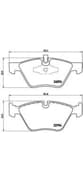 OEM PAD KIT, DISC BRAKE P06040