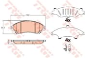 OEM PAD KIT, DISC BRAKE GDB3633