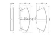 OEM BREMSBELAG 0986424289