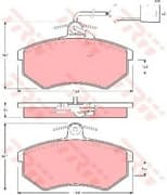 OEM BRAKE PAD WVA 20669 GDB404