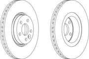 OEM LR BRAKE DISC L359 DDF1607C1