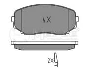 OEM PAD KIT, DISC BRAKE 0252454417W