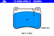 OEM BRAKE PAD SET FRT DB W203,W209/2005 13046049942