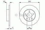 OEM BREMSSCHEIBE 0986478444