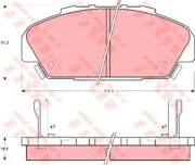 OEM PAD KIT, DISC BRAKE GDB1137