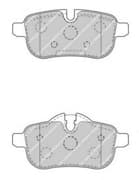 OEM BRAKE PAD SET/RR-ZE89 FDB4401