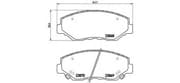 OEM PAD KIT, DISC BRAKE P28035