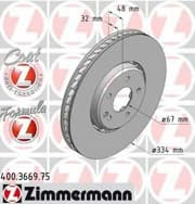 OEM BRAKE ROTOR 400366975