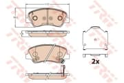 OEM PAD KIT, DISC BRAKE GDB3630