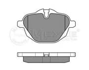 OEM Brake Pad Set, disc brake 0252456118