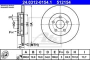 OEM BRAKE ROTOR 24031201541