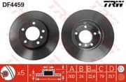 OEM DISC BRAKE ROTOR DF4459