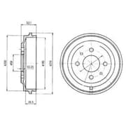 OEM BRAKE DRUM BF389