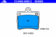 OEM PAD KIT, DISC BRAKE 13046040602