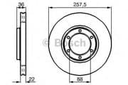 OEM BREMSSCHEIBE 0986478596