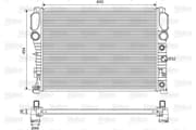 OEM RADIATOR W211/E200/E220 701575