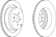 OEM BRAKE ROTOR DDF1437C1