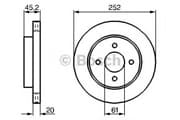 OEM BS NISSAN ALMERA, PRESA, PUL 0986479238