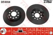 OEM BRAKE DISC RR/A3/OCT/GOL/JET/1 DF4558