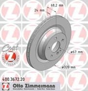 OEM BRAKE DISC REAR DB W212,W219,W218 400367220