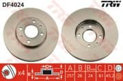 OEM DISC BRAKE ROTOR DF4024