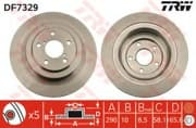 OEM DISC BRAKE ROTOR DF7329