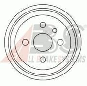 OEM Brake Drums/ABS 5128S