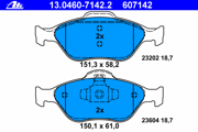 OEM PAD KIT, DISC BRAKE 13046071422