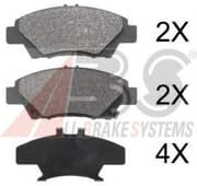 OEM Brake Pads/ABS 37754